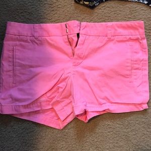Hot pink shorts